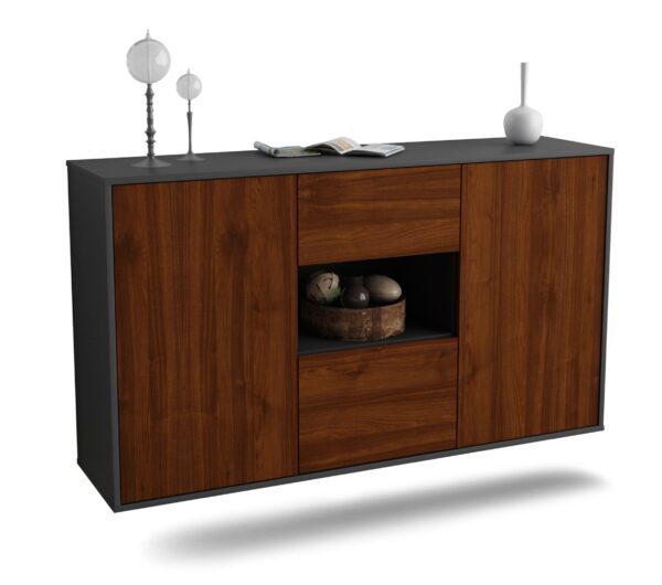 Sideboard Pasadena, Walnuss, hängend (136x79x35cm)