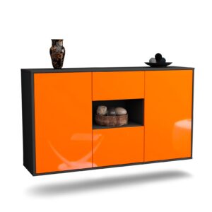 Sideboard Pasadena, Orange, hängend (136x79x35cm)