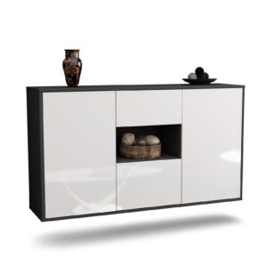 Sideboard Pasadena, Weiß, hängend (136x79x35cm)