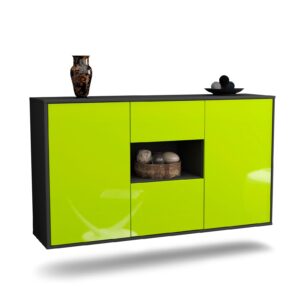 Sideboard Pasadena, Grün, hängend (136x79x35cm)