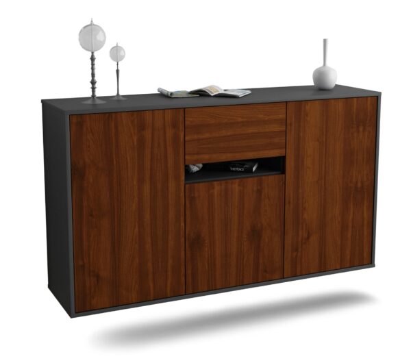 Sideboard Hampton, Walnuss, hängend (136x79x35cm)