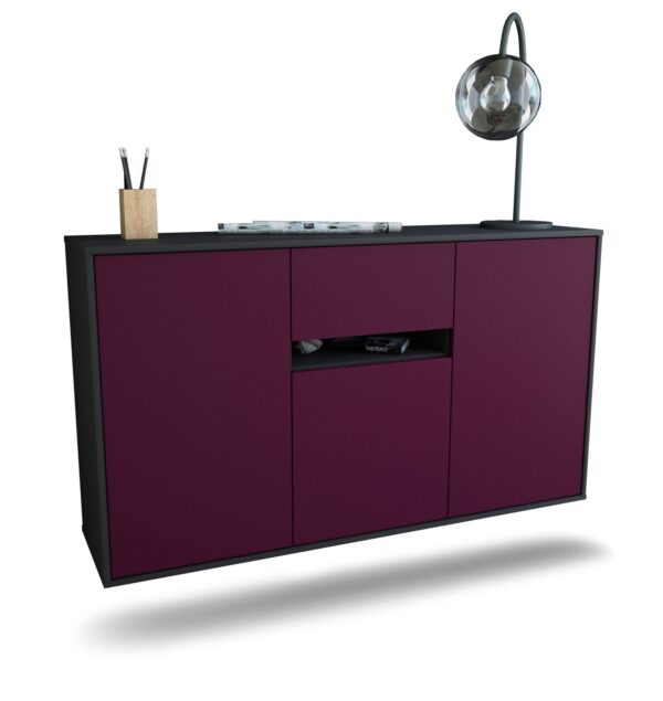 Sideboard Hampton, Lila, hängend (136x79x35cm)