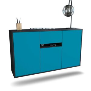 Sideboard Hampton, Türkis, hängend (136x79x35cm)