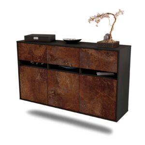 Sideboard Joliet, Rost, hängend (136x79x35cm)