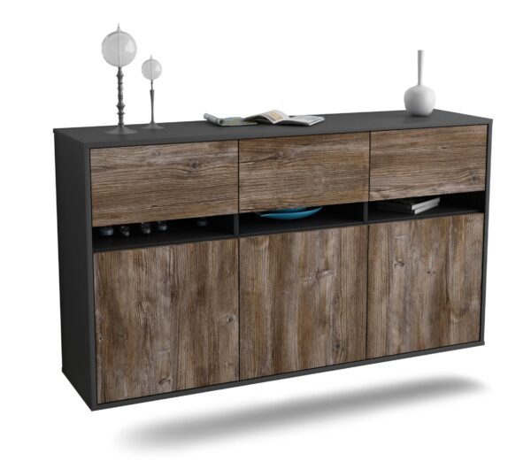 Sideboard Joliet, Treibholz, hängend (136x79x35cm)