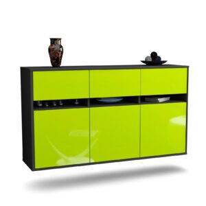 Sideboard Joliet, Grün, hängend (136x79x35cm)