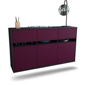 Sideboard Joliet, Lila, hängend (136x79x35cm)