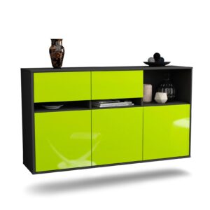 Sideboard Enterprise, Grün, hängend (136x79x35cm)