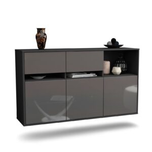 Sideboard Enterprise, Grau, hängend (136x79x35cm)