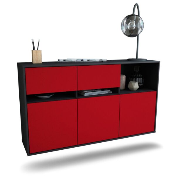Sideboard Enterprise, Bordeaux, hängend (136x79x35cm)