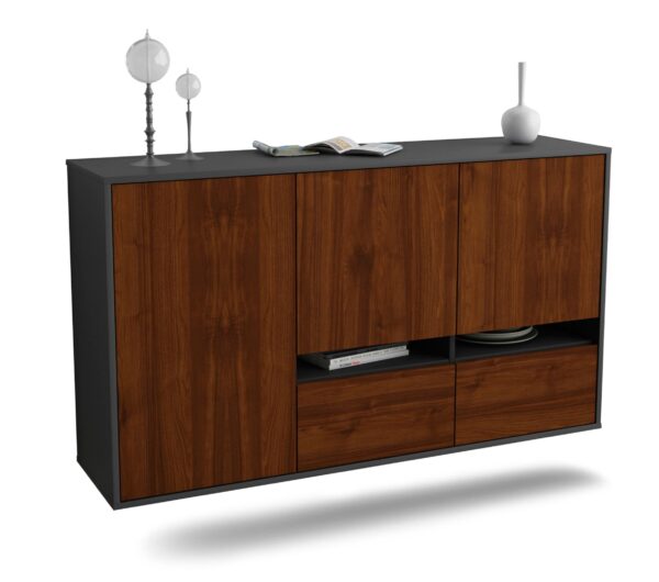 Sideboard Lancaster, Walnuss, hängend (136x79x35cm)