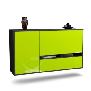 Sideboard Lancaster, Grün, hängend (136x79x35cm)