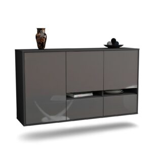 Sideboard Lancaster, Grau, hängend (136x79x35cm)