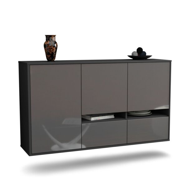 Sideboard Lancaster, Grau, hängend (136x79x35cm)