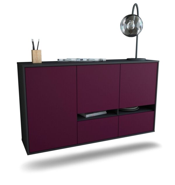 Sideboard Lancaster, Lila, hängend (136x79x35cm)