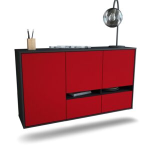 Sideboard Lancaster, Bordeaux, hängend (136x79x35cm)