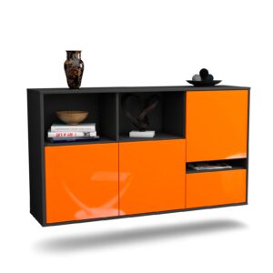 Sideboard Salinas, Orange, hängend (136x79x35cm)