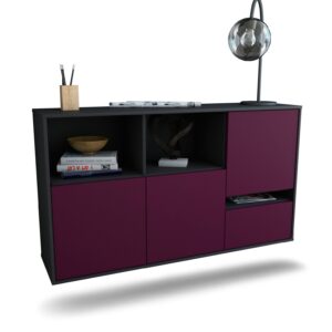 Sideboard Salinas, Lila, hängend (136x79x35cm)
