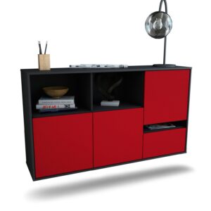 Sideboard Salinas, Bordeaux, hängend (136x79x35cm)