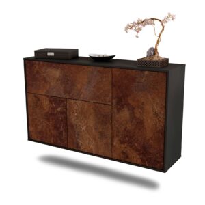 Sideboard Naperville, Rost, hängend (136x79x35cm)
