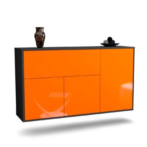 Sideboard Naperville, Orange, hängend (136x79x35cm)