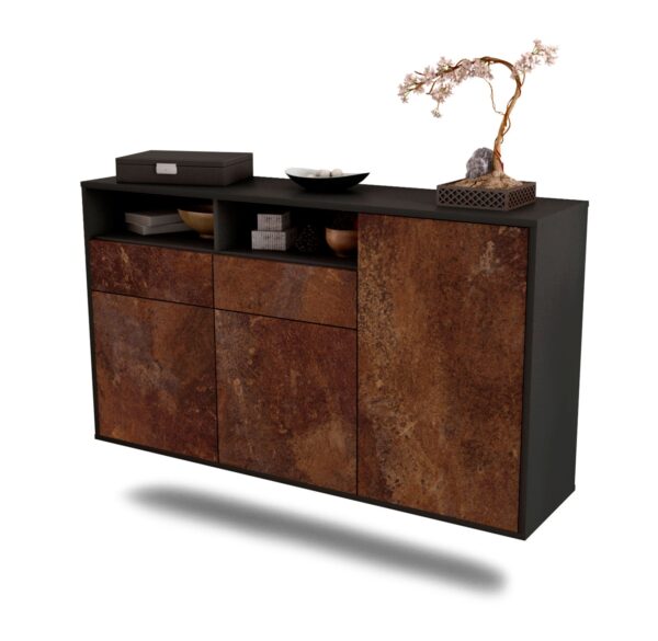 Sideboard Hollywood, Rost, hängend (136x79x35cm)