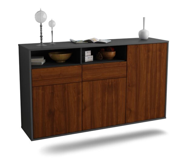 Sideboard Hollywood, Walnuss, hängend (136x79x35cm)