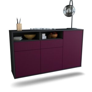 Sideboard Hollywood, Lila, hängend (136x79x35cm)