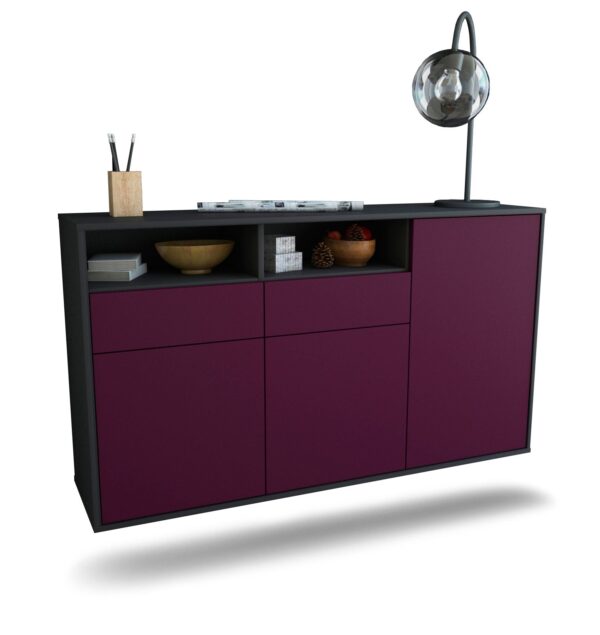 Sideboard Hollywood, Lila, hängend (136x79x35cm)