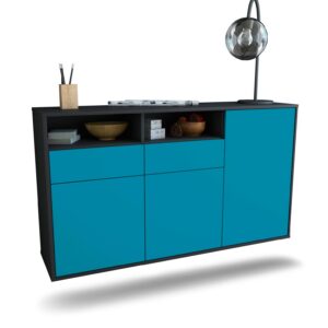 Sideboard Hollywood, Türkis, hängend (136x79x35cm)