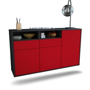 Sideboard Hollywood, Bordeaux, hängend (136x79x35cm)