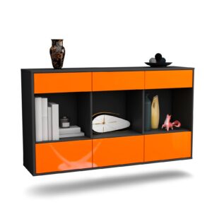 Sideboard Torrance, Orange, hängend (136x79x35cm)