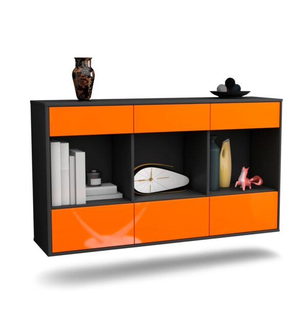 Sideboard Torrance, Orange, hängend (136x79x35cm)