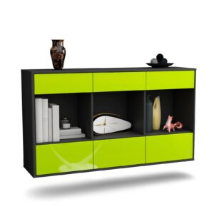 Sideboard Torrance, Grün, hängend (136x79x35cm)