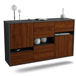Sideboard Hayward, Walnuss, hängend (136x79x35cm)