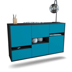 Sideboard Hayward, Türkis, hängend (136x79x35cm)