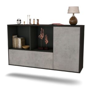 Sideboard Palmdale, Beton, hängend (136x79x35cm)