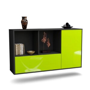 Sideboard Palmdale, Grün, hängend (136x79x35cm)