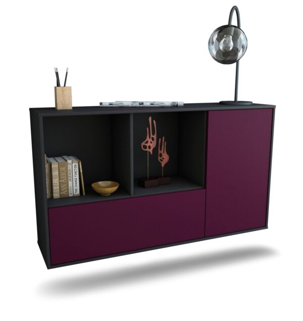 Sideboard Palmdale, Lila, hängend (136x79x35cm)