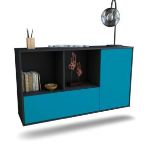 Sideboard Palmdale, Türkis, hängend (136x79x35cm)