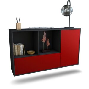 Sideboard Palmdale, Bordeaux, hängend (136x79x35cm)