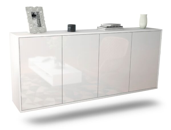 Sideboard Lakewood, Weiß, hängend (180x79x35cm)
