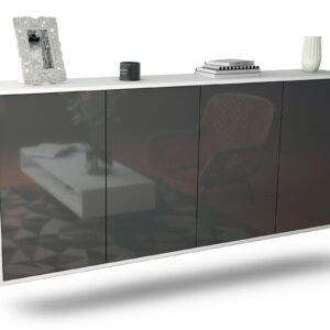 Sideboard Lakewood, Grau, hängend (180x79x35cm)