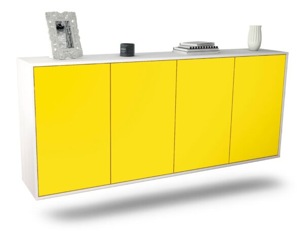Sideboard Lakewood, Gelb, hängend (180x79x35cm)