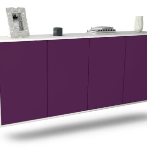 Sideboard Lakewood, Lila, hängend (180x79x35cm)
