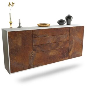 Sideboard Alexandria, Rost, hängend (180x79x35cm)