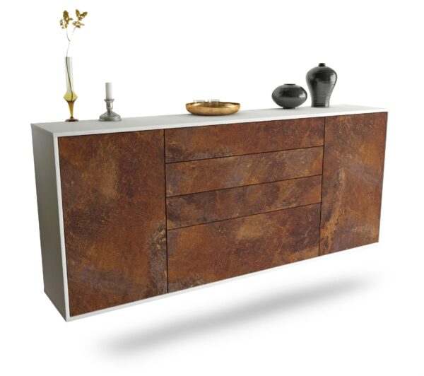 Sideboard Alexandria, Rost, hängend (180x79x35cm)