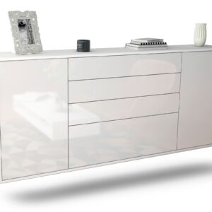 Sideboard Alexandria, Weiß, hängend (180x79x35cm)