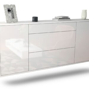 Sideboard Syracuse, Weiß, hängend (180x79x35cm)