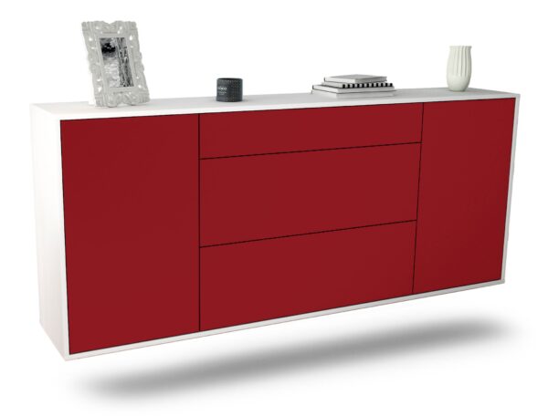 Sideboard Syracuse, Bordeaux, hängend (180x79x35cm)